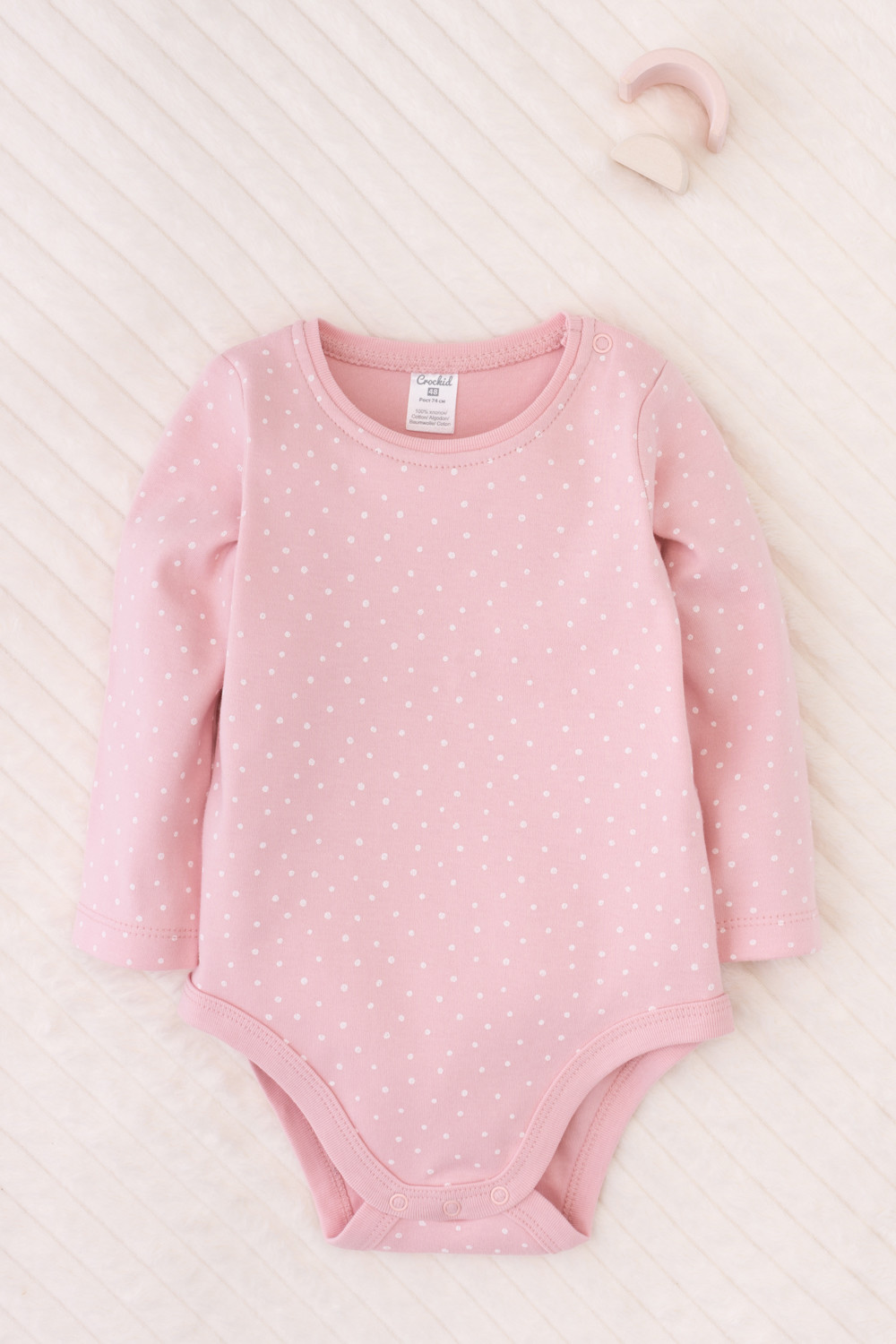Боди для новорожденных, артикул: К 6456, цвет: розовый