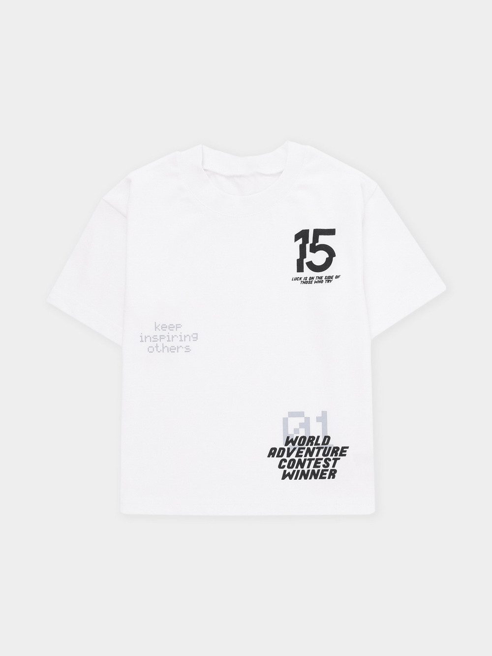 Футболка для мальчика, артикул: МП 302889, цвет: белый