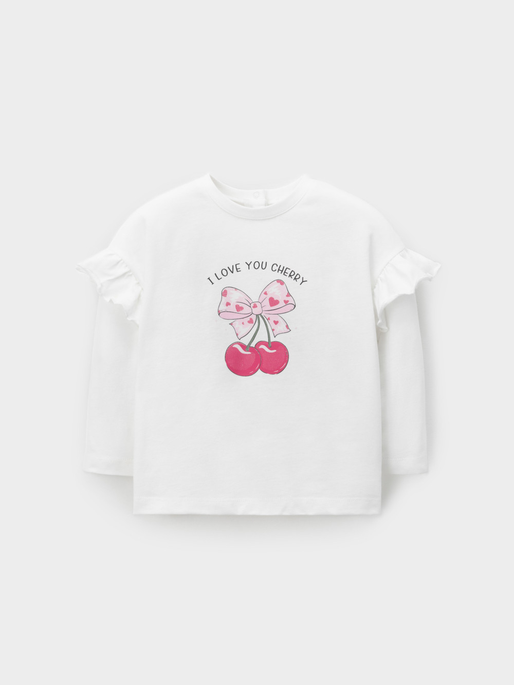 Лонгсливы для девочки, артикул: КР 302960, цвет: сахар