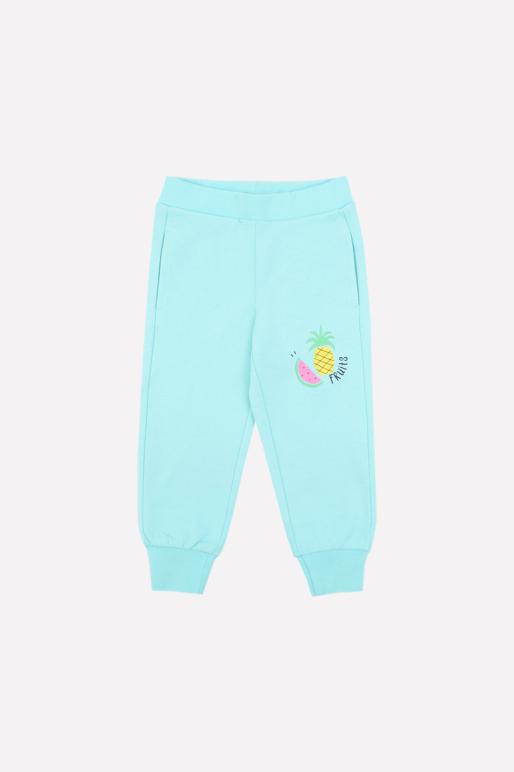 Брюки для девочки, артикул: К 4826, цвет: бирюзовый