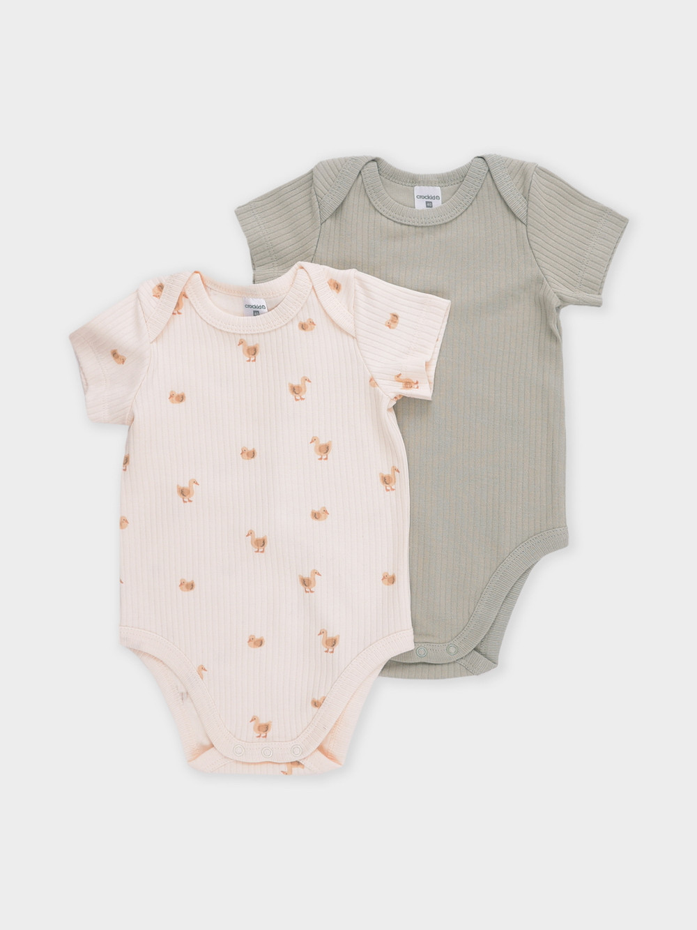 Боди для новорожденных, артикул: К 6525-2уп, цвет: зеленый