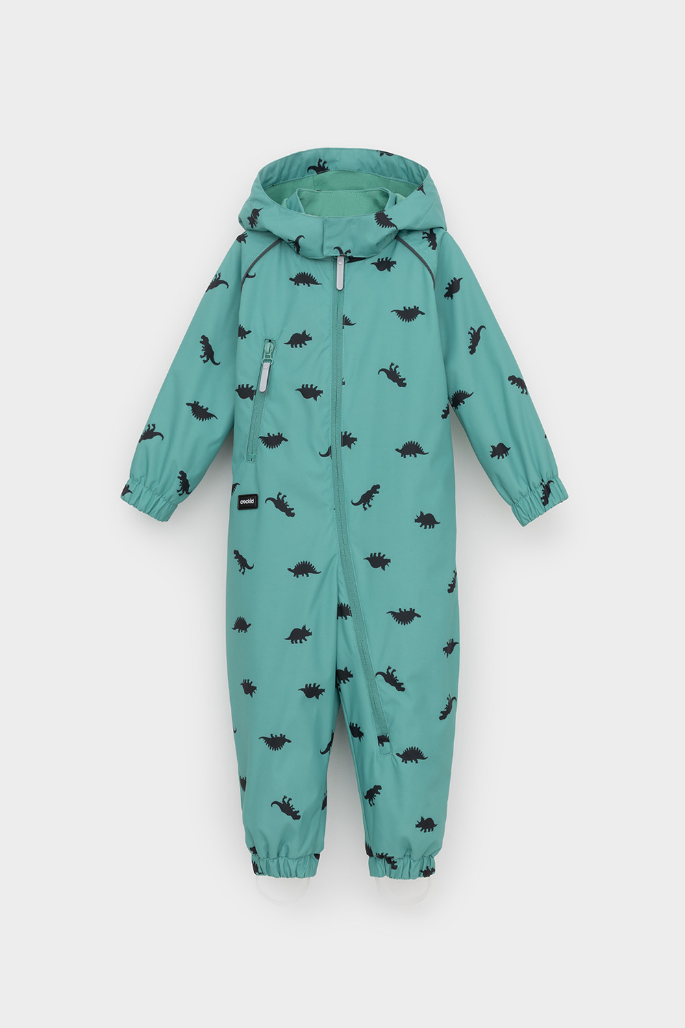 Комбинезоны утепленные для мальчика, артикул: ВК 60088/н/18 Ал, цвет: зеленый