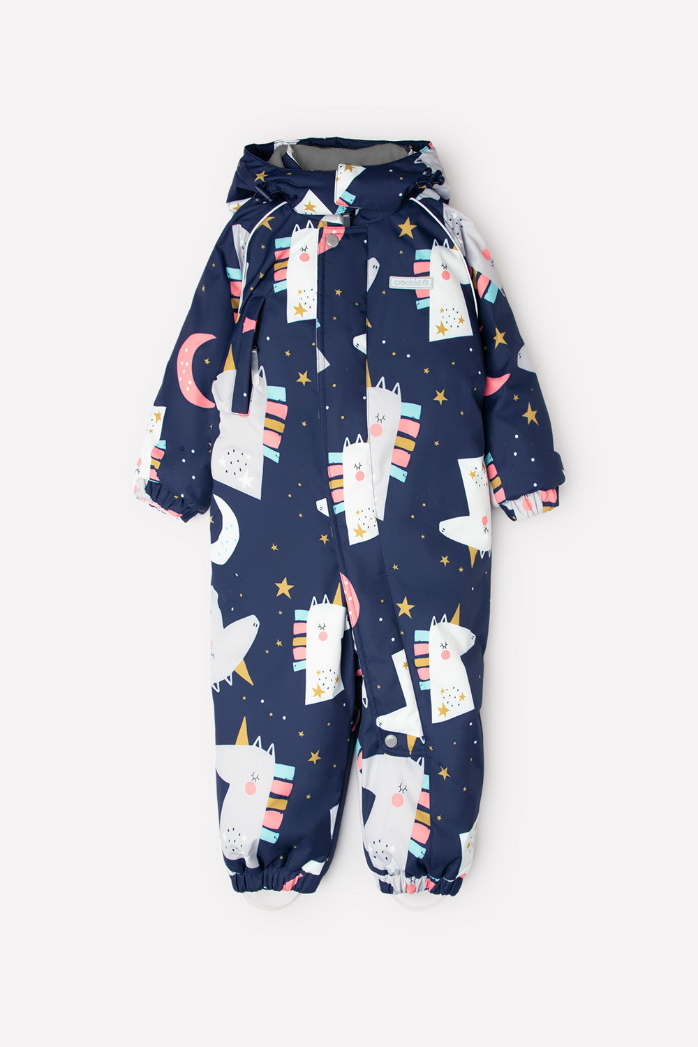 Комбинезоны утепленные для девочки, артикул: ВК 60082/н/13 УЗГ, цвет: фиолетовый