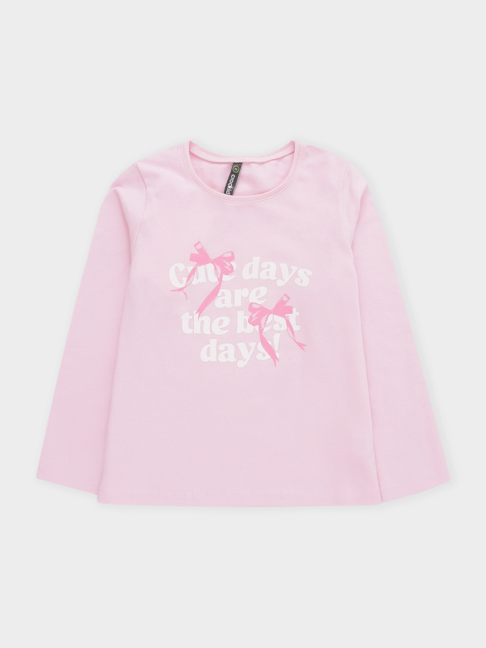 Лонгсливы для девочки, артикул: КР 302831, цвет: светло-розовый