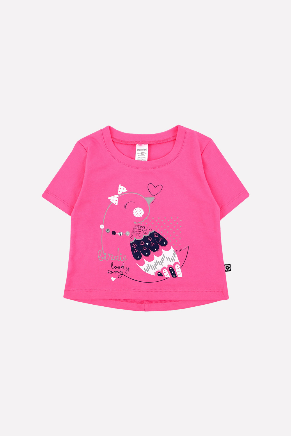 Футболка для девочки, артикул: К 300732, цвет: красный