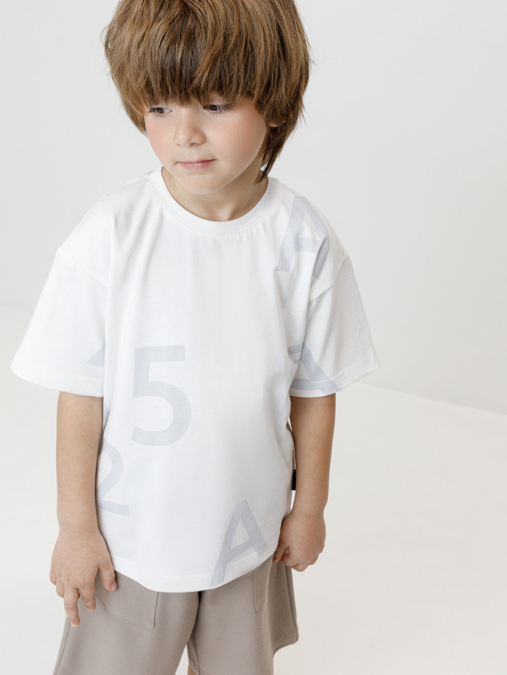 Футболка для мальчика, артикул: КР 302979, цвет: сахар