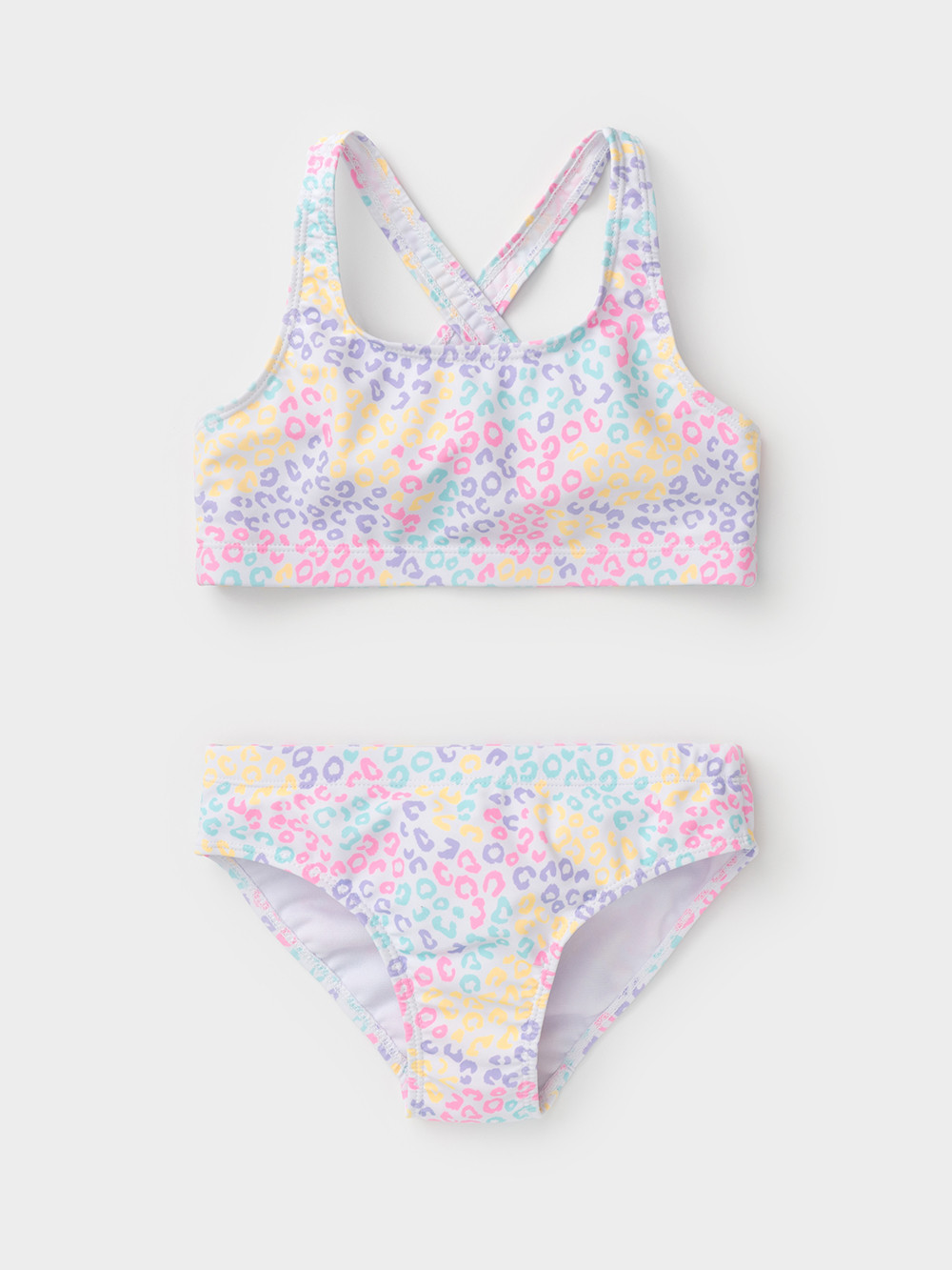 Купальник для девочки, артикул: ТК 17019/1н ФВ, цвет: белый