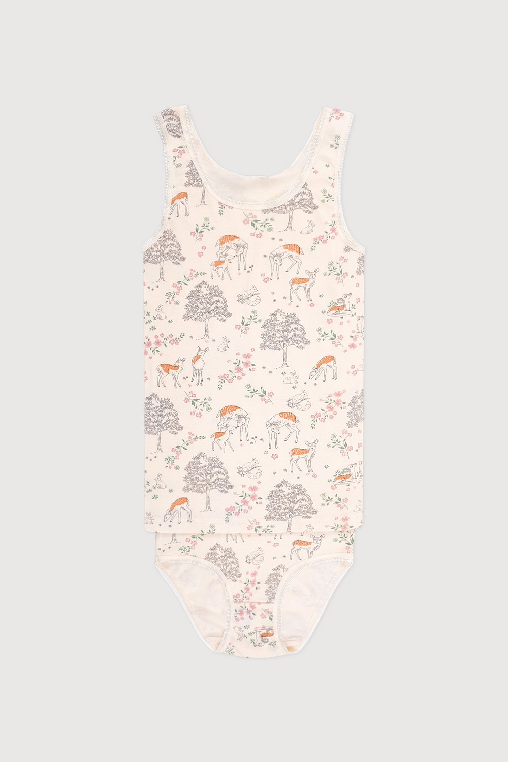 Комплекты белья бесшовные для девочки, артикул: К 1161, цвет: сливки2