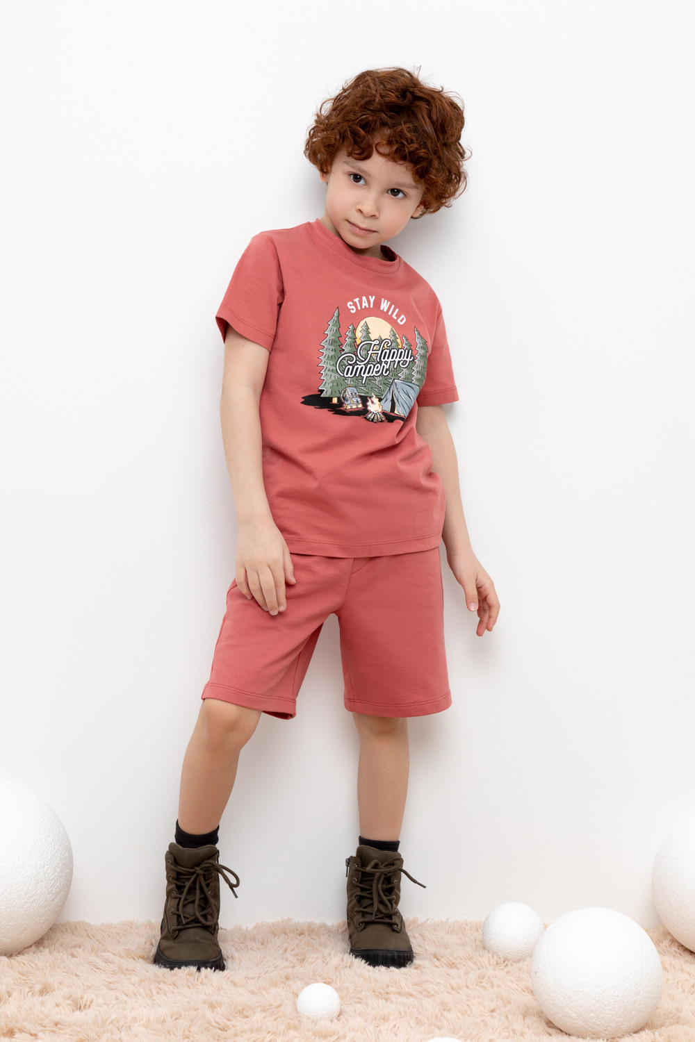 Шорты для мальчика, артикул: КР 400604, цвет: розовый