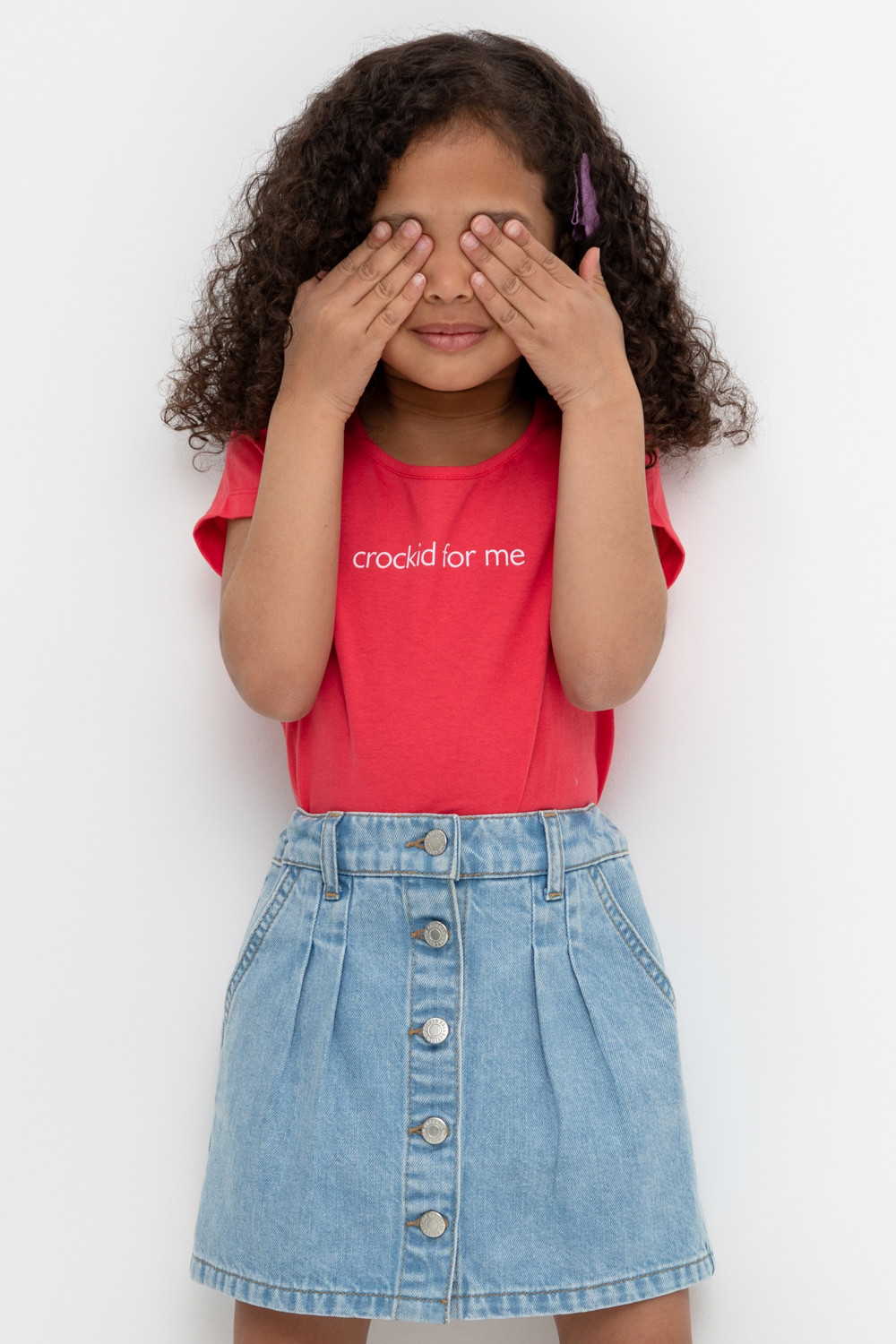 Футболка для девочки, артикул: К 302147, цвет: красный