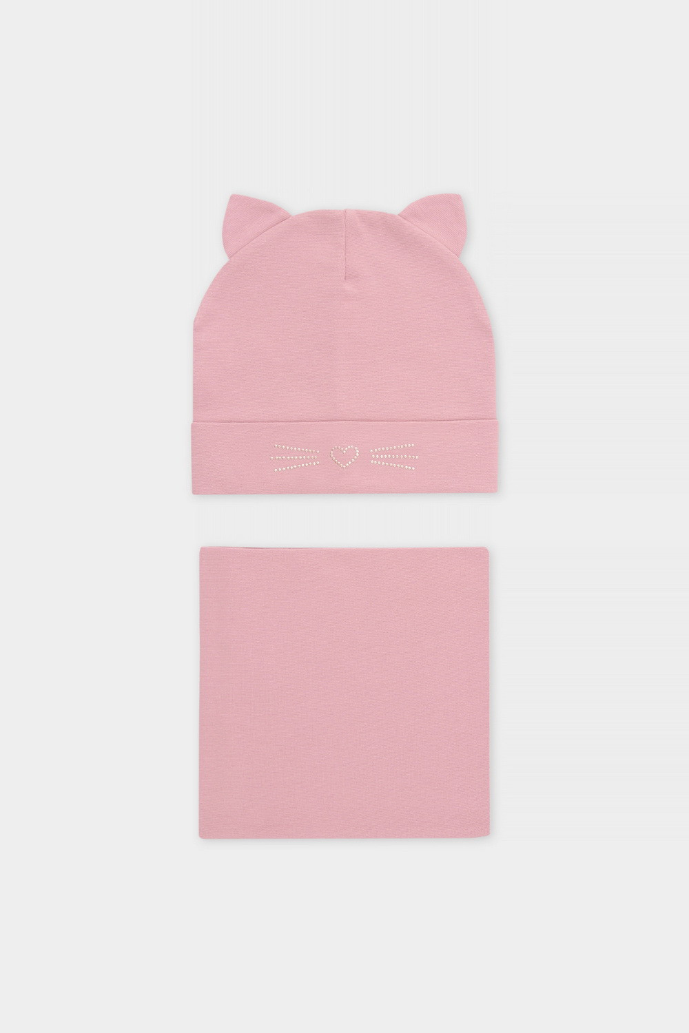 Шапка для девочки, артикул: К 8167, цвет: розовый