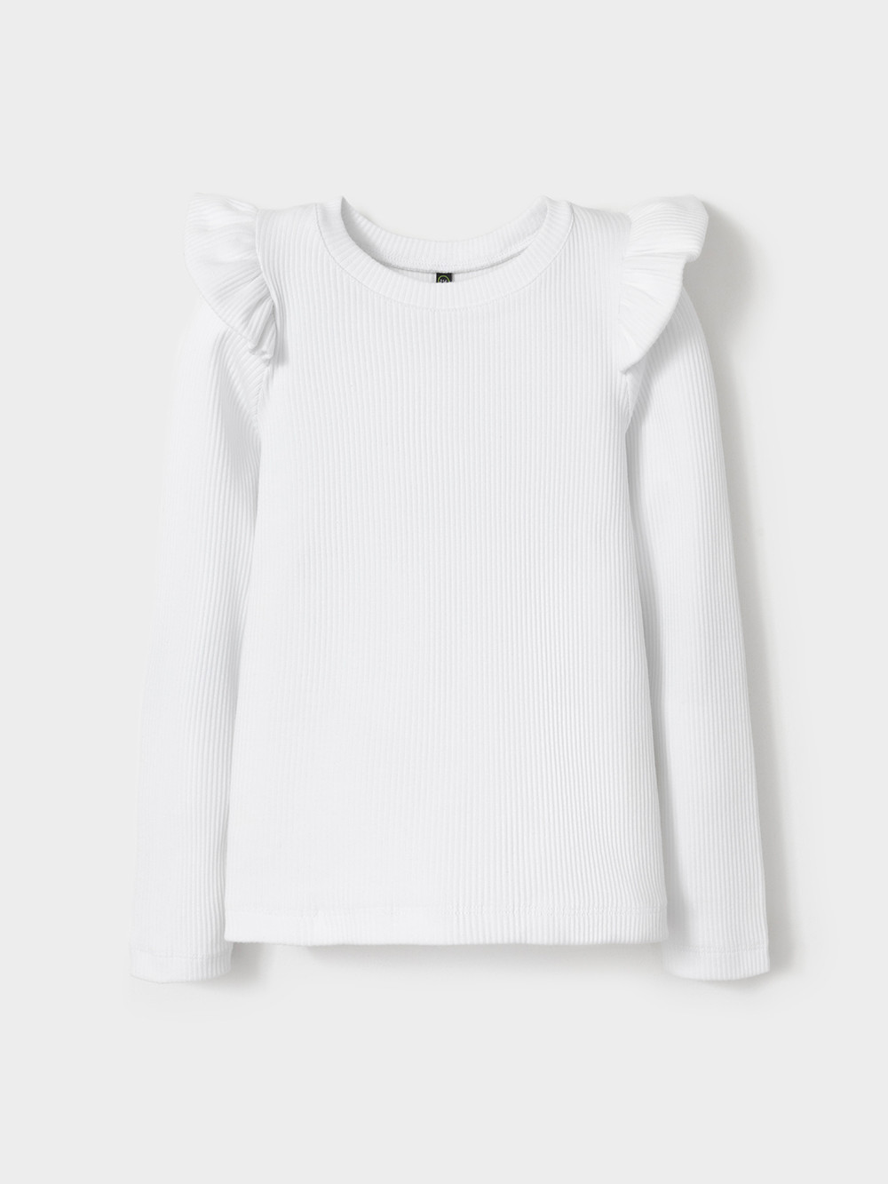 Лонгсливы для девочки, артикул: МП 303099, цвет: белый