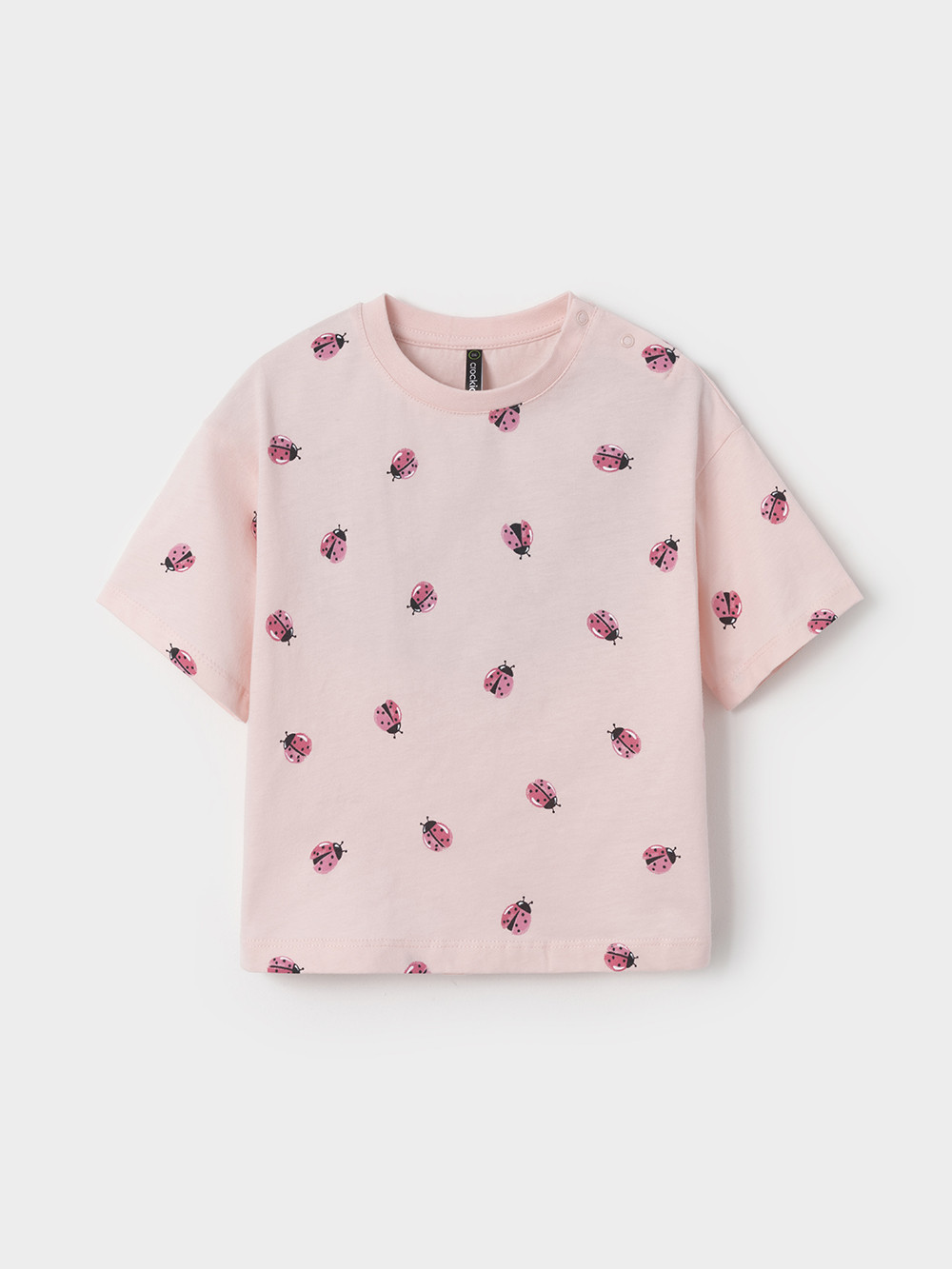 Футболка для девочки, артикул: КР 302962, цвет: светло-розовый