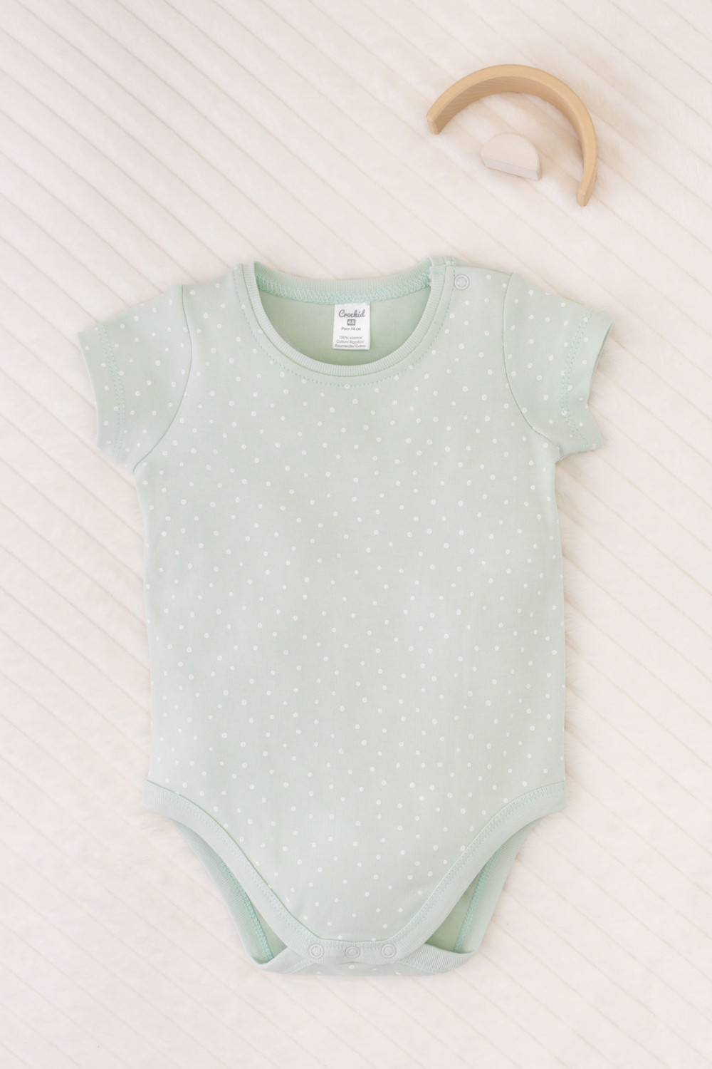 Боди для новорожденных, артикул: К 6239, цвет: зеленый