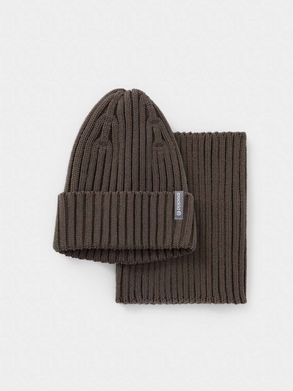 Комплект вязаный для мальчика, артикул: КВ 22021, цвет: коричневый