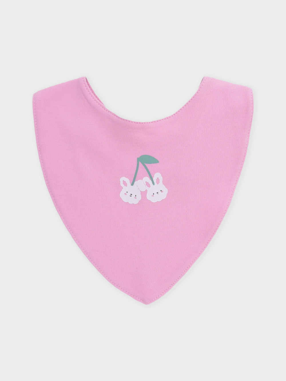 Нагрудник для новорожденных, артикул: К 8519, цвет: светло-розовый