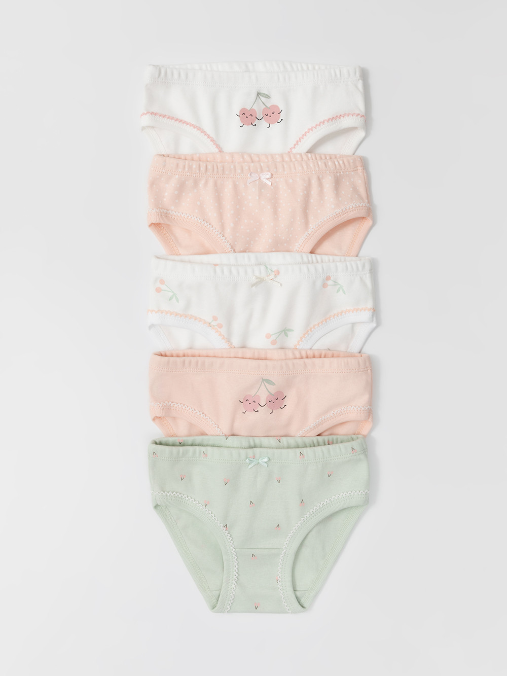 Трусы для девочки, артикул: МП 1978-5уп, цвет: светло-розовый