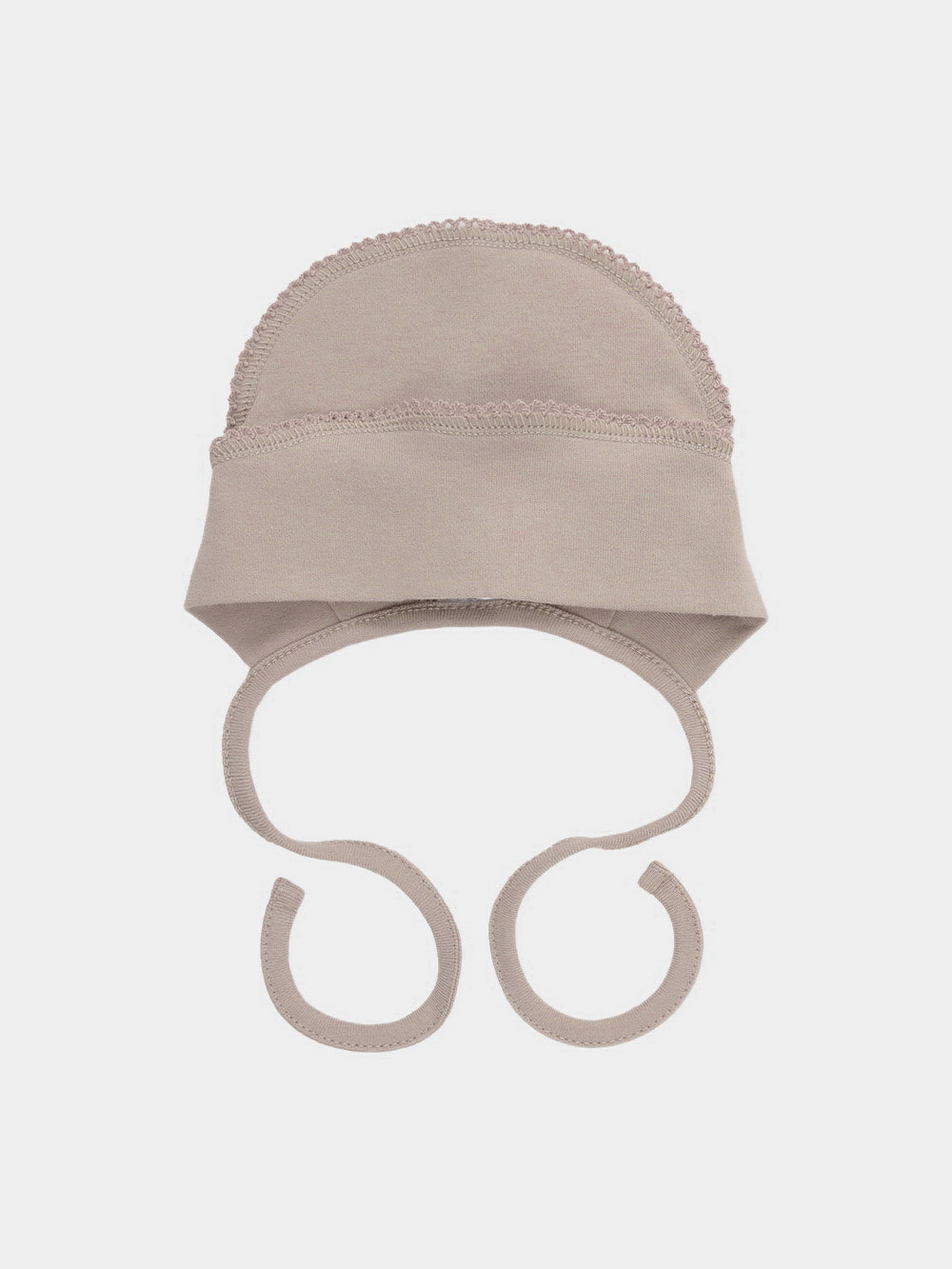 Шапочка ясельная для новорожденных, артикул: К 8176, цвет: бежевый