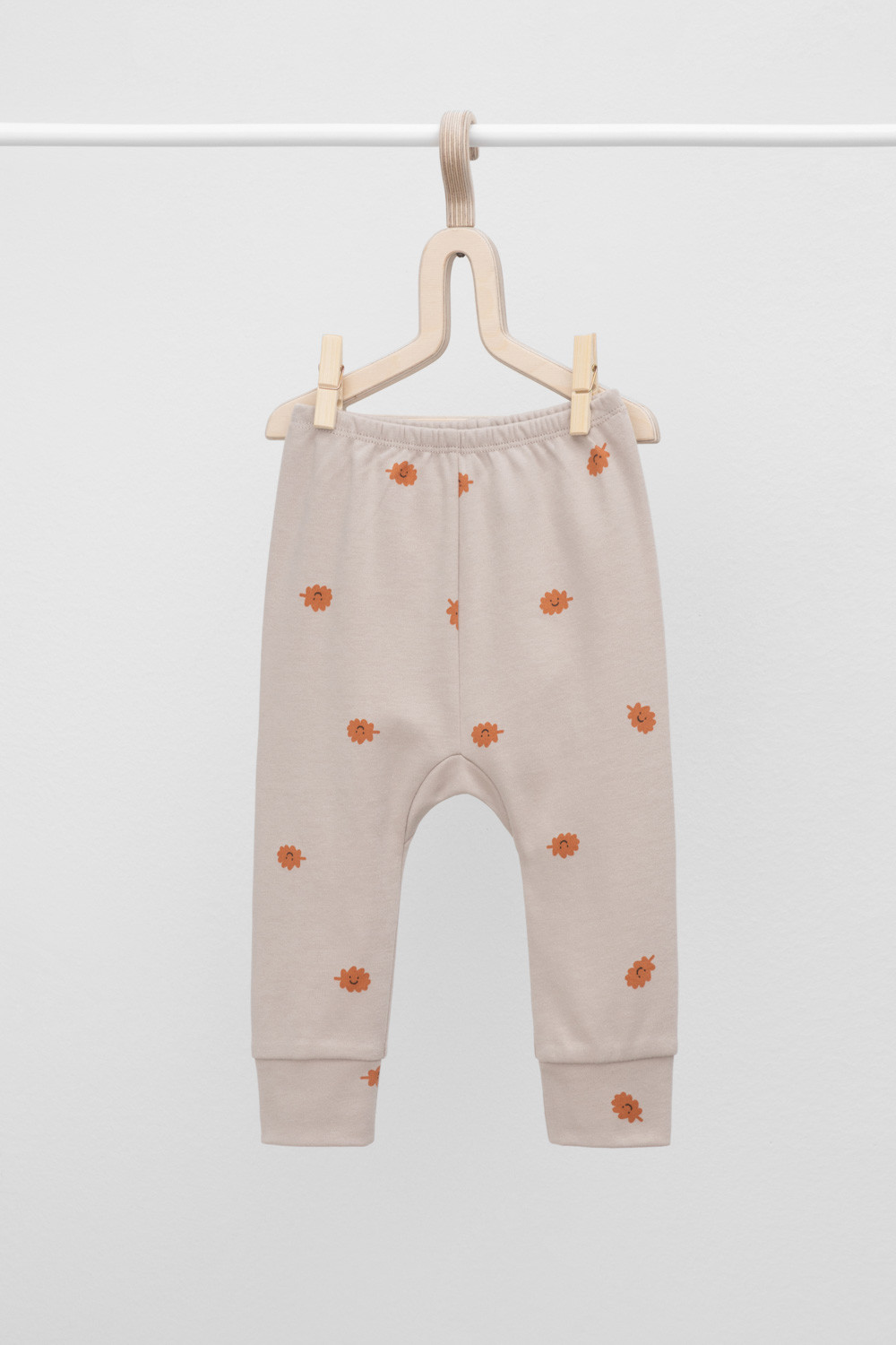 Брюки для новорожденных, артикул: К 4718-2уп, цвет: коричневый