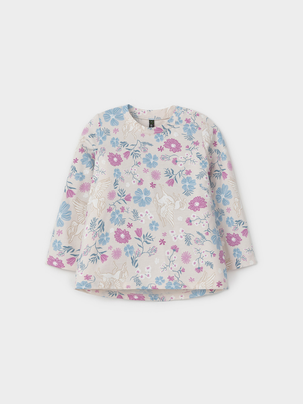 Лонгсливы для девочки, артикул: КР 302990, цвет: светло-бежевый