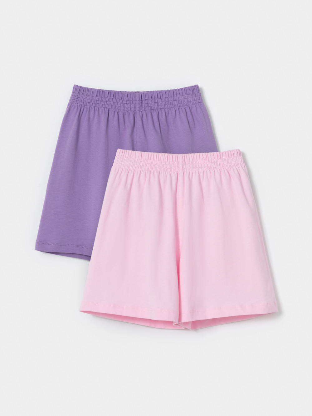 Шорты для девочки, артикул: МП 400964-2уп, цвет: фиолетовый