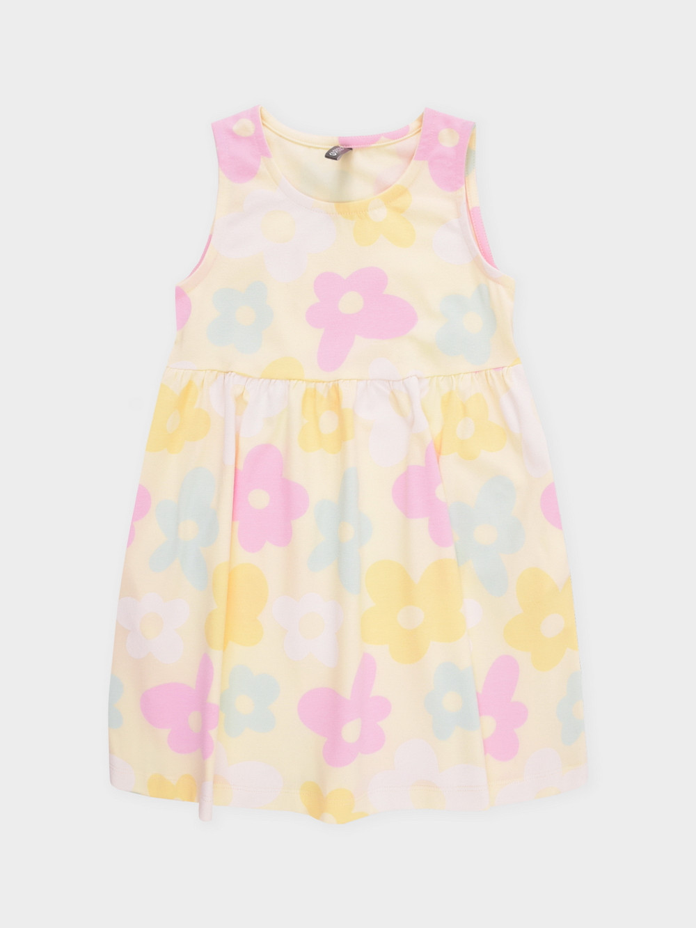 Платье для девочки, артикул: КР 5976, цвет: желтый