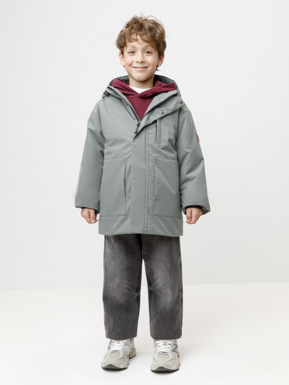 Куртки для мальчика, артикул: ВК 30165/1 ГР (128-152), цвет: хаки
