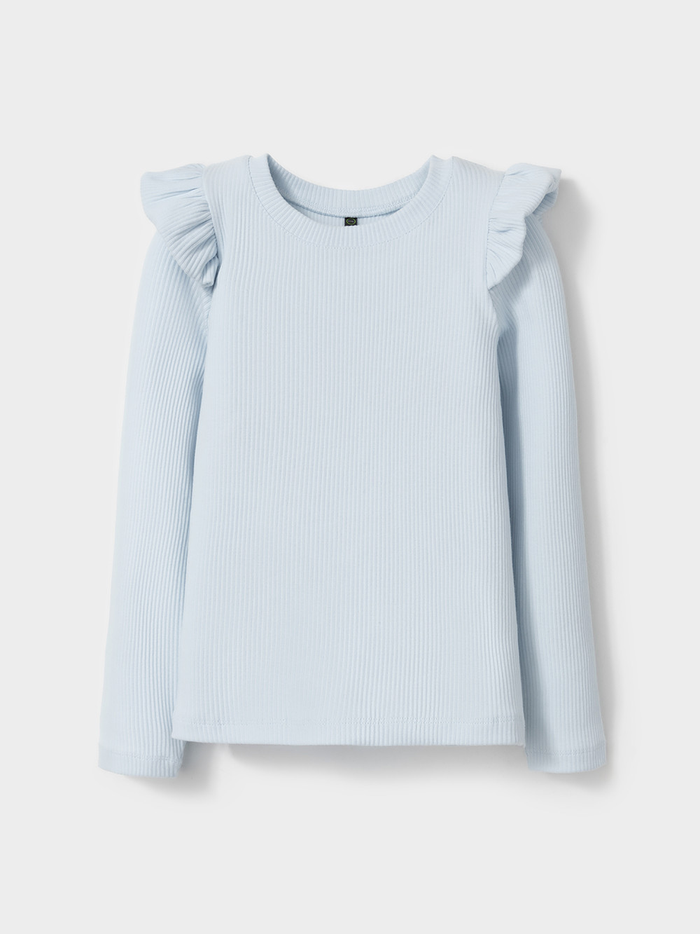 Лонгсливы для девочки, артикул: МП 303099, цвет: голубой