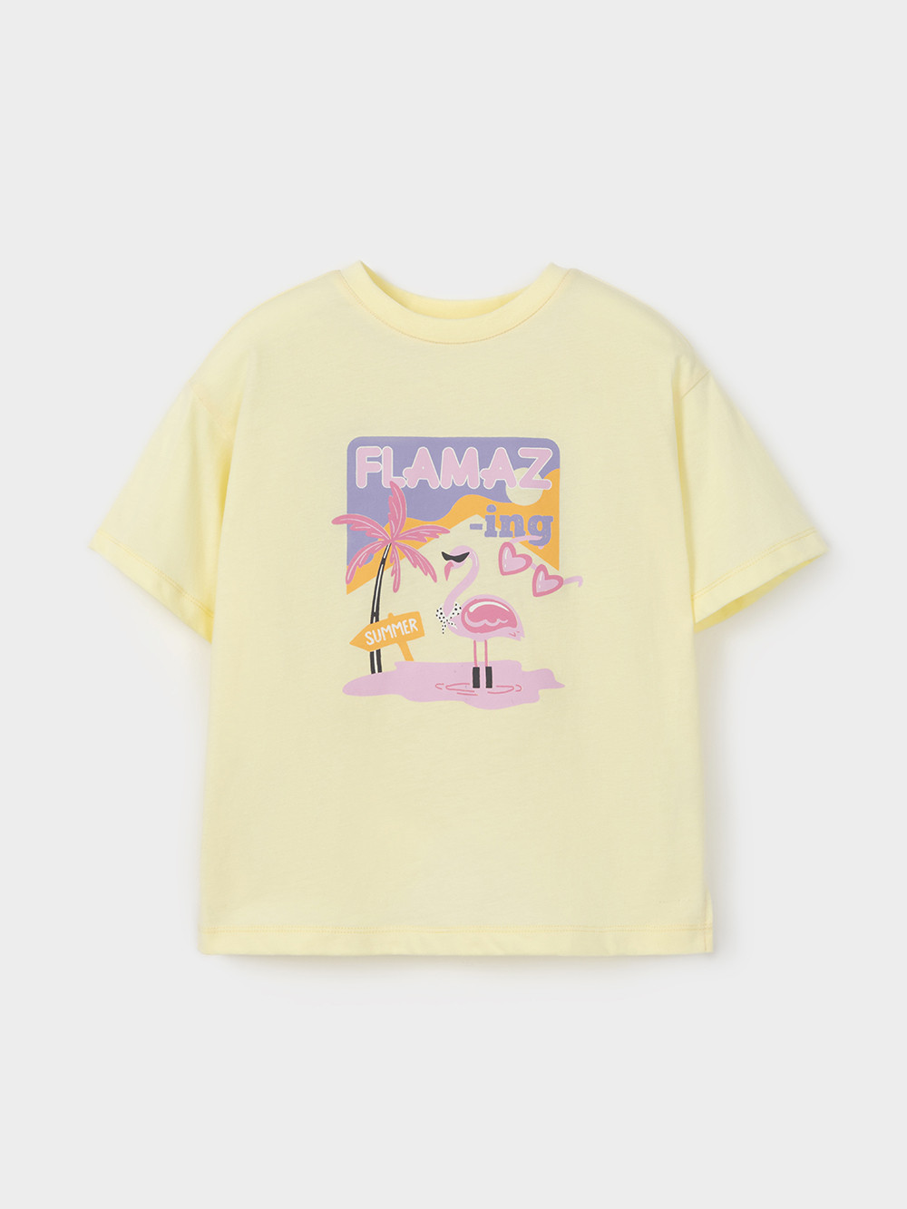 Футболка для девочки, артикул: КР 302938, цвет: желтый