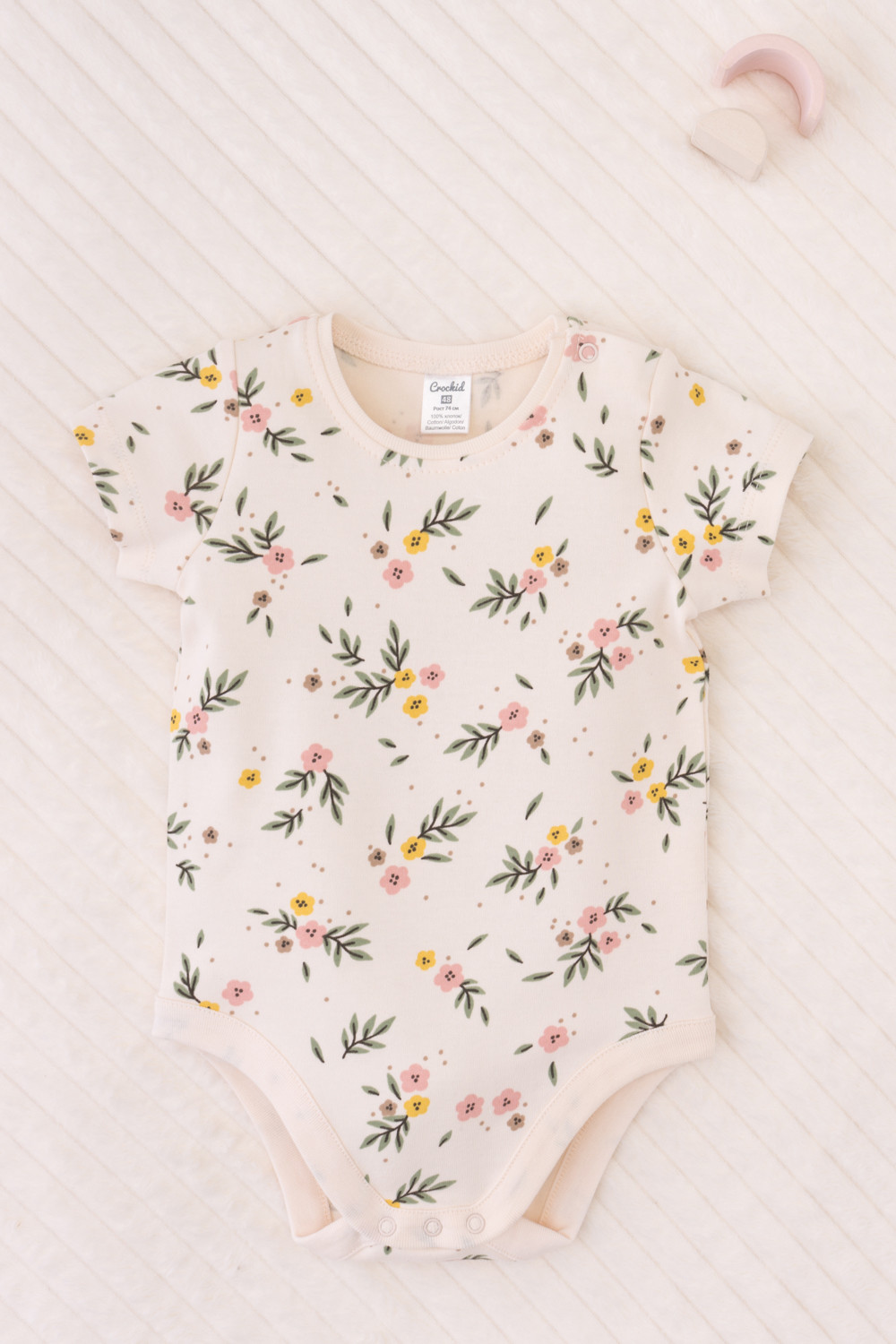 Боди для новорожденных, артикул: К 6239, цвет: сливки2