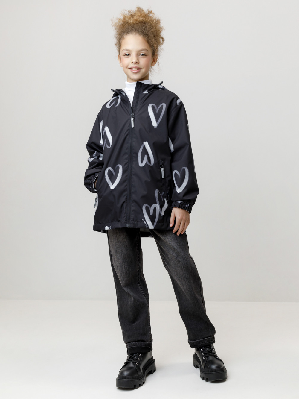 Куртка для девочки, артикул: ВК 32187/н/2 УЗГ, цвет: черный3