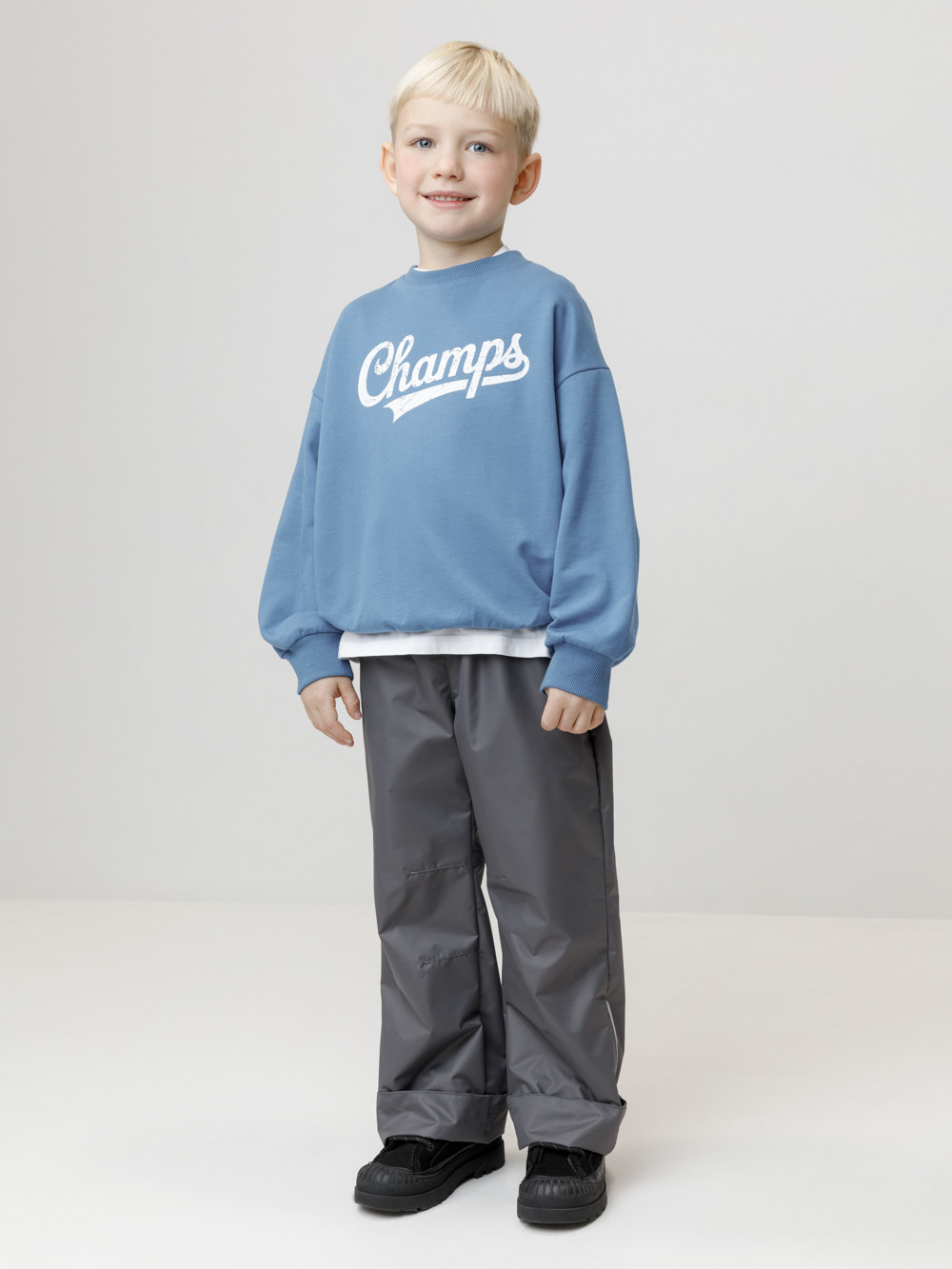 Брюки утепленные, артикул: ВК 46025/26/2 УЗГ, цвет: темно-серый