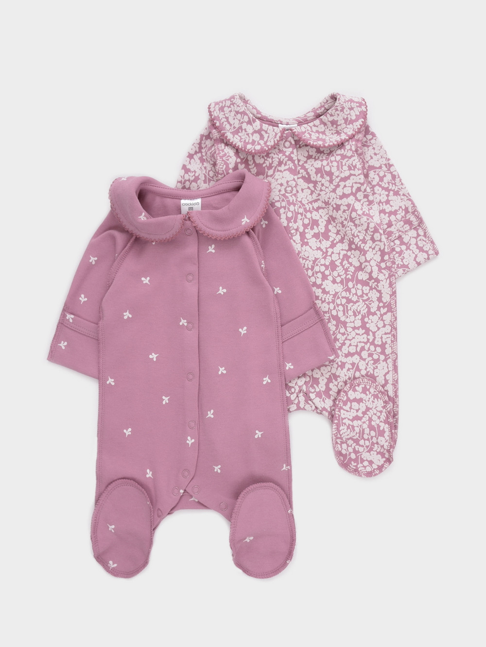 Комбинезон для новорожденных, артикул: К 6538-2уп, цвет: розовый