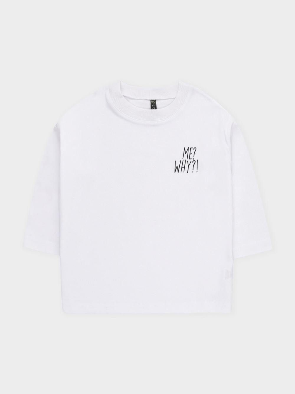 Лонгсливы для мальчика, артикул: МП 302892, цвет: белый