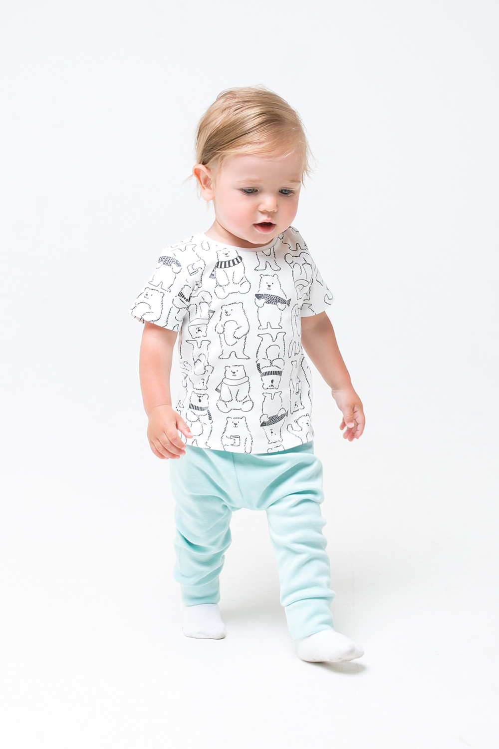 Брюки для новорожденных, артикул: К 4918, цвет: зеленый