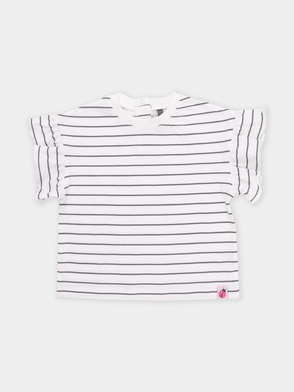 Футболка для девочки, артикул: КР 302963, цвет: серый