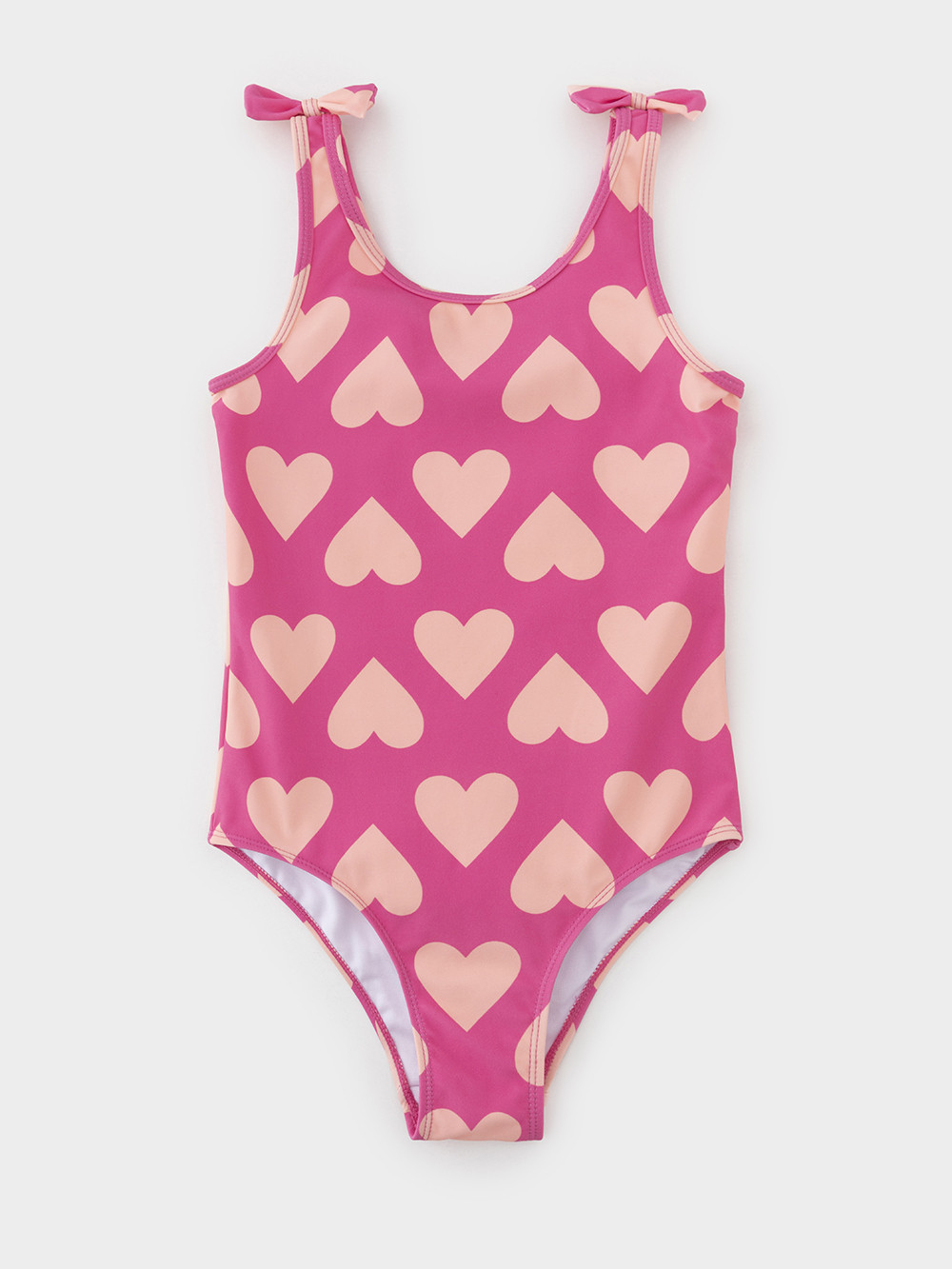 Купальник для девочки, артикул: ТК 16031/1н ФВ, цвет: ярко-розовый