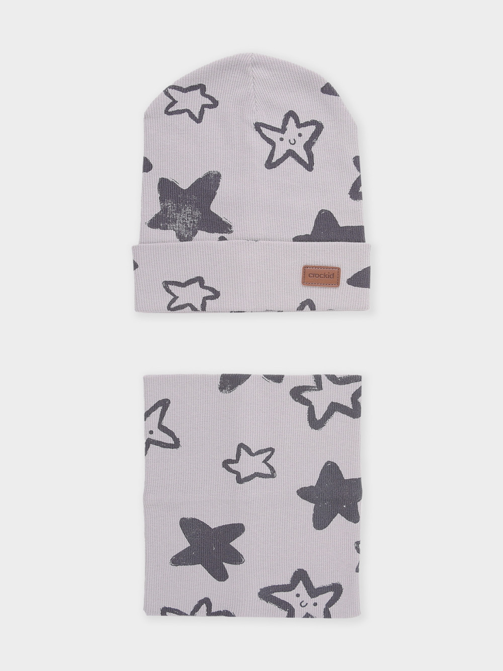 Шапка для мальчика, артикул: К 8171, цвет: серый