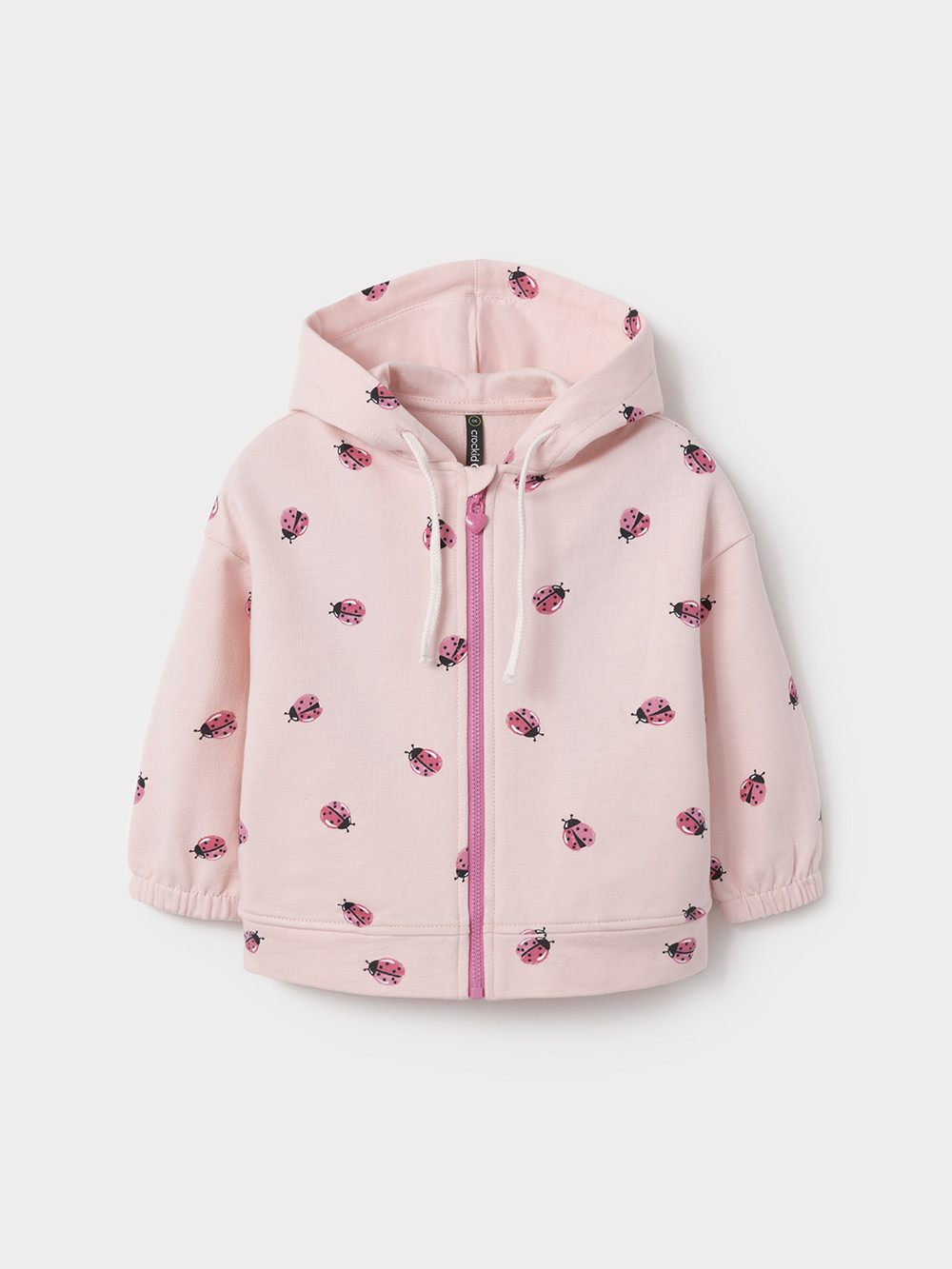Толстовка для девочки, артикул: КР 302432, цвет: светло-розовый