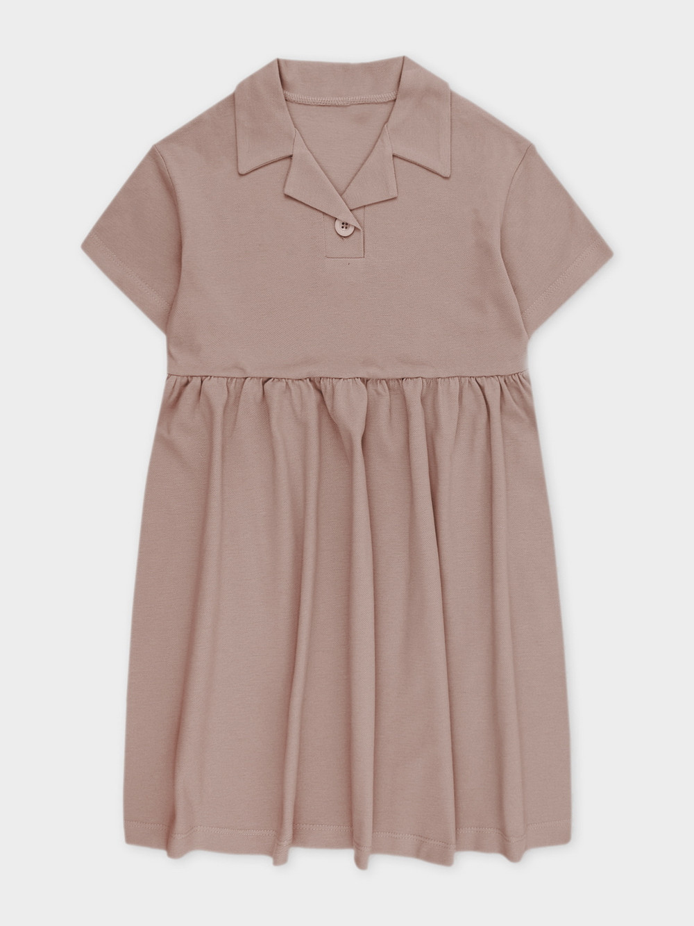 Платье для девочки, артикул: КП 5948, цвет: коричневый