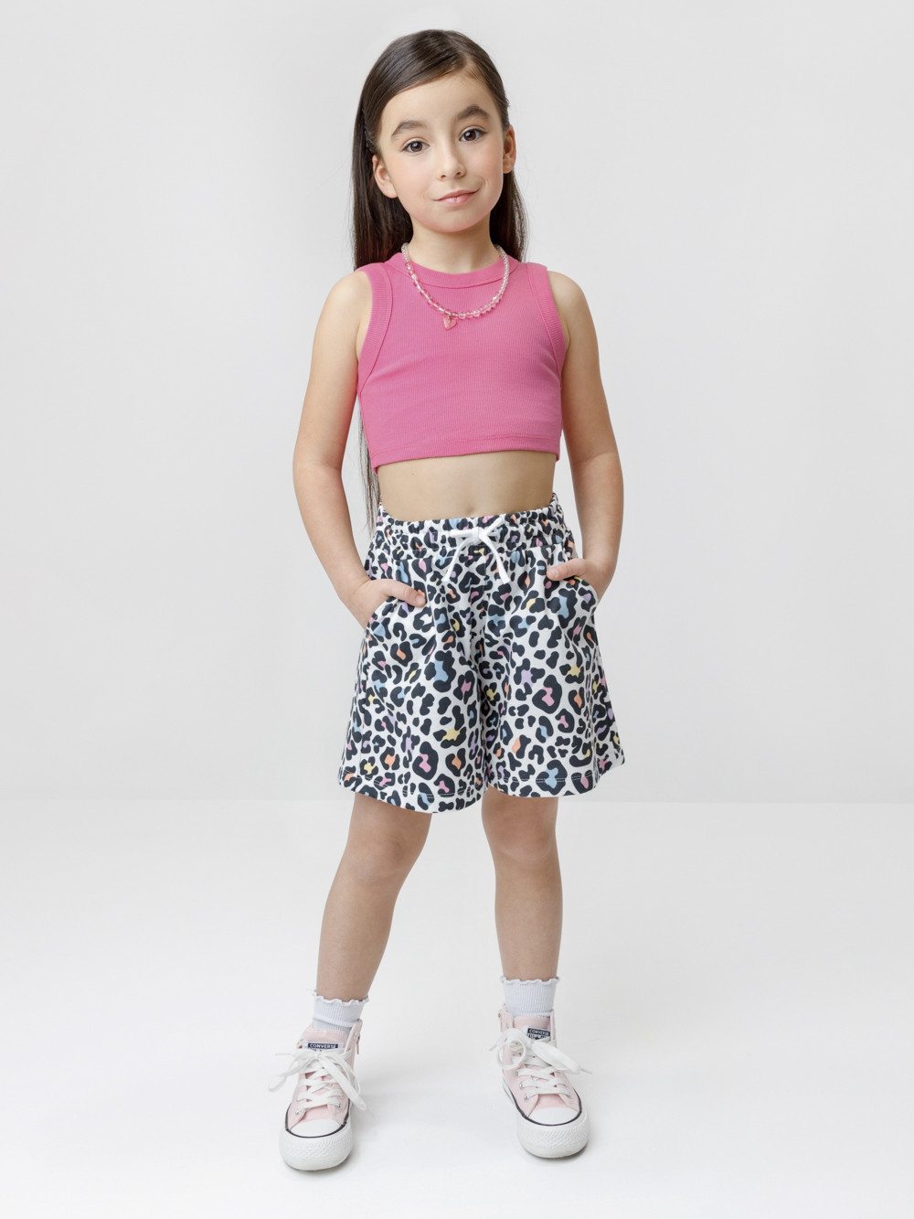 Шорты для девочки, артикул: КР 400937, цвет: сахар