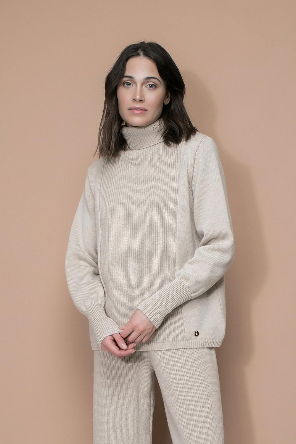 Джемперы женские для мам, артикул: ЕВ 30006/ш, цвет: сливки2