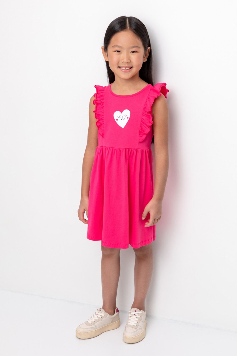 Платье для девочки, артикул: К 5753, цвет: розовый