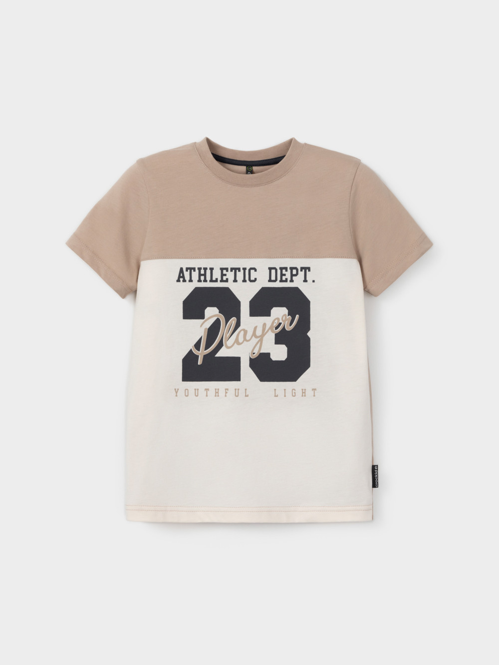 Футболка для мальчика, артикул: КР 302984, цвет: бежевый
