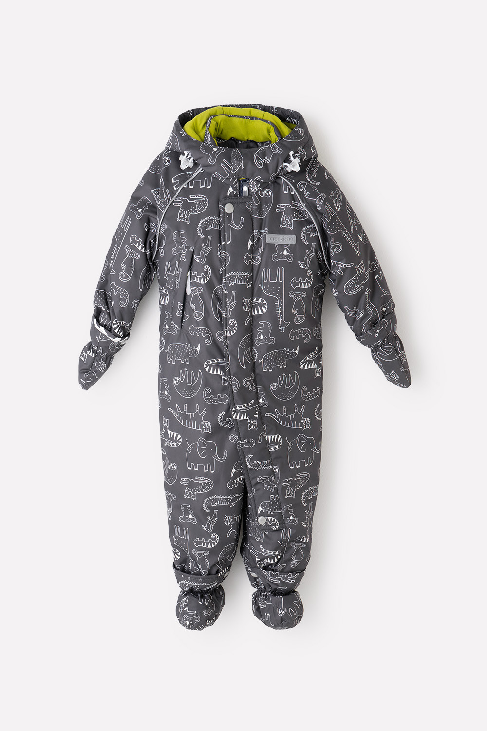 Комбинезоны утепленные для мальчика, артикул: ВК 60041/н/14 Ан, цвет: темно-серый