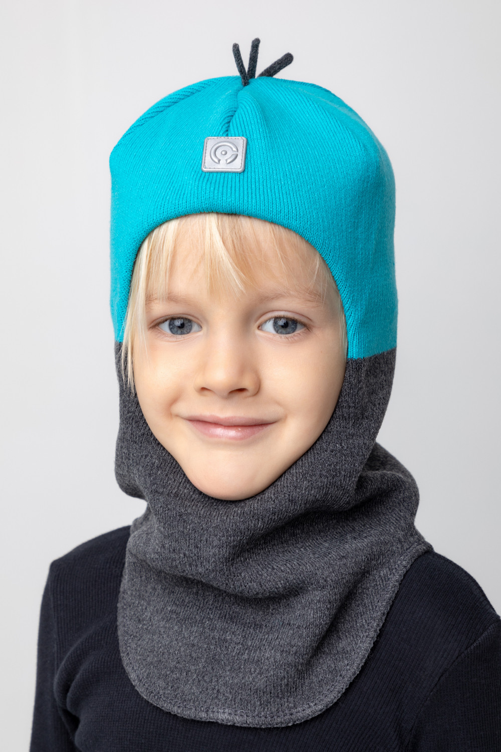 Шапка для мальчика, артикул: КВ 20267, цвет: бирюзовый