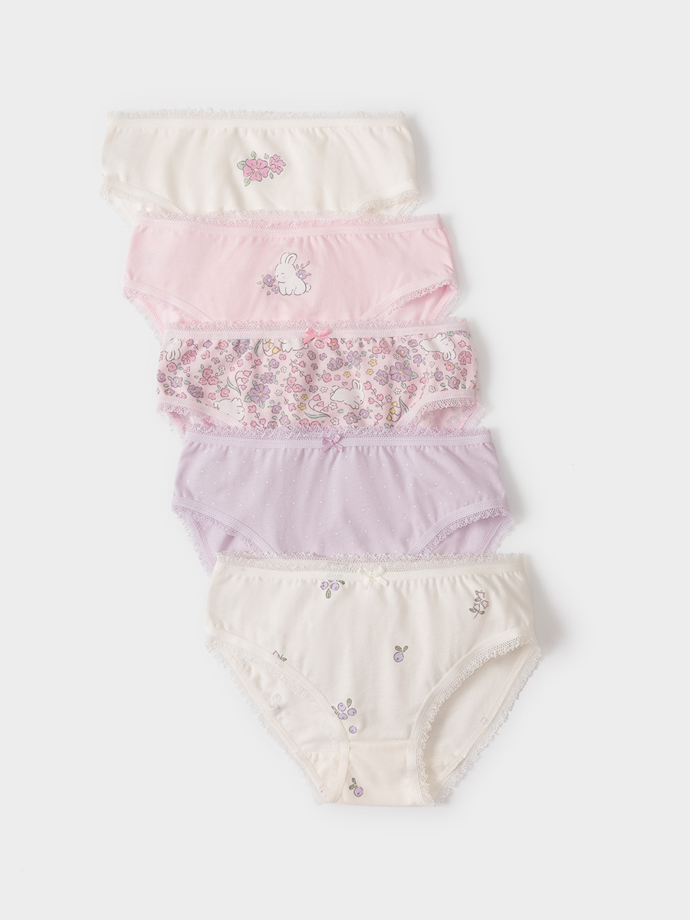 Трусы для девочки, артикул: МП 1931-5уп, цвет: фиолетовый