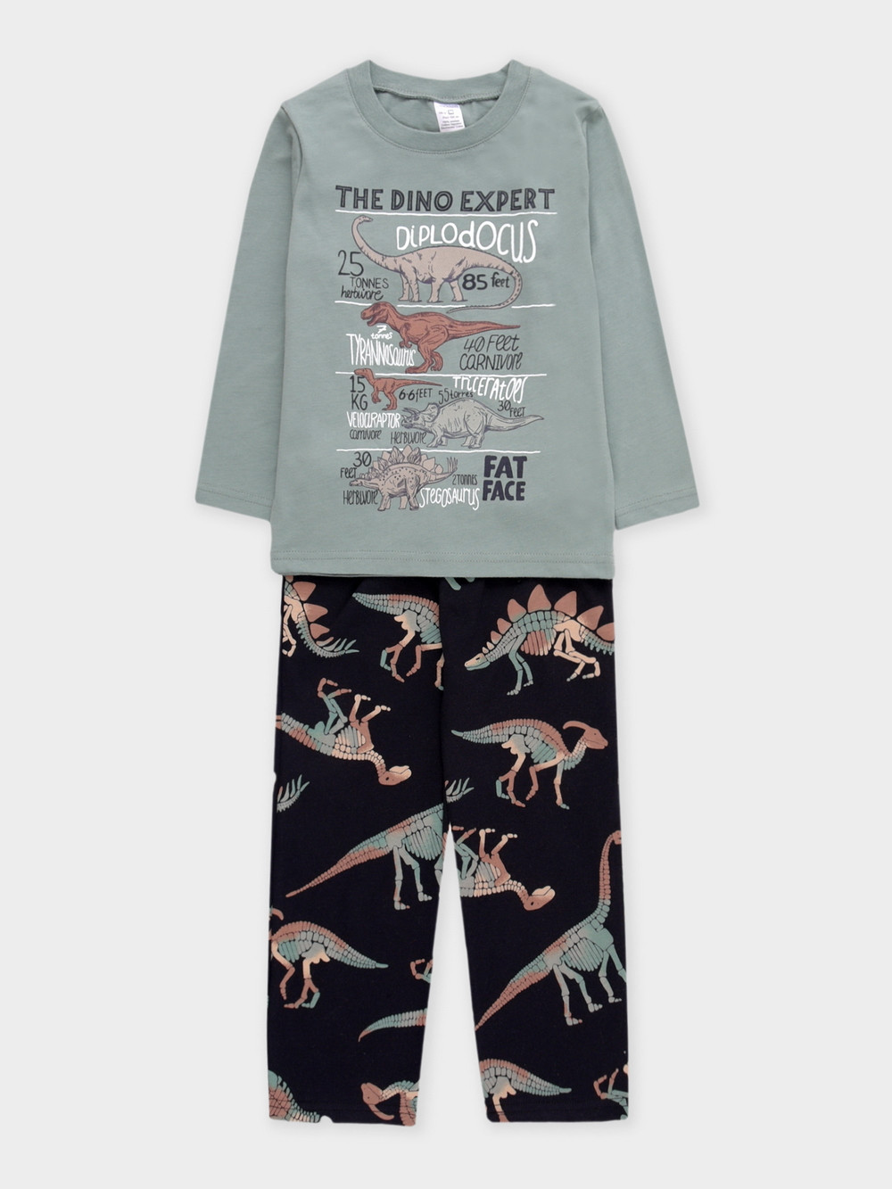 Пижама для мальчика, артикул: К 1600, цвет: зеленый