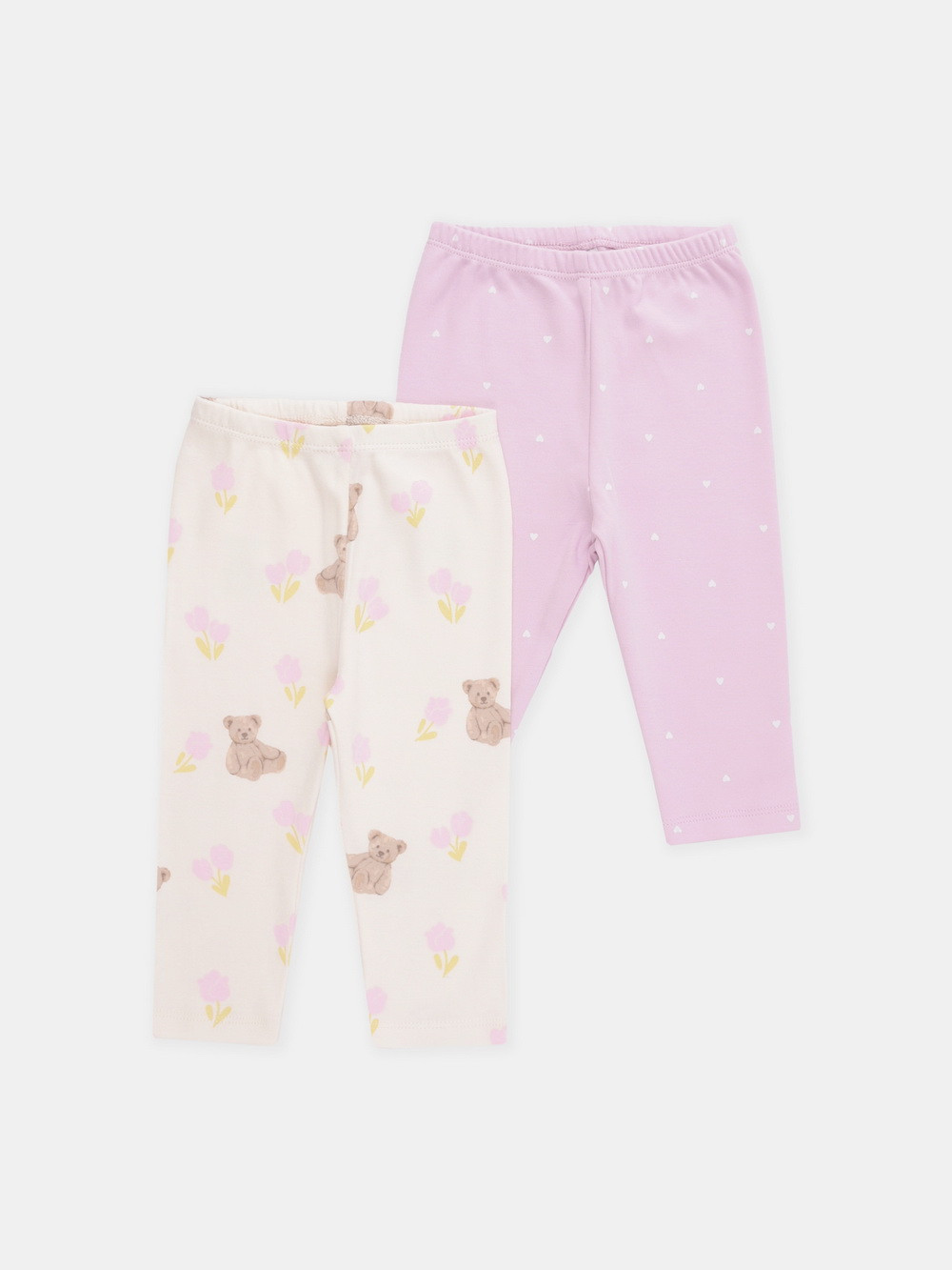 Брюки для новорожденных, артикул: К 400785-2уп, цвет: светло-розовый