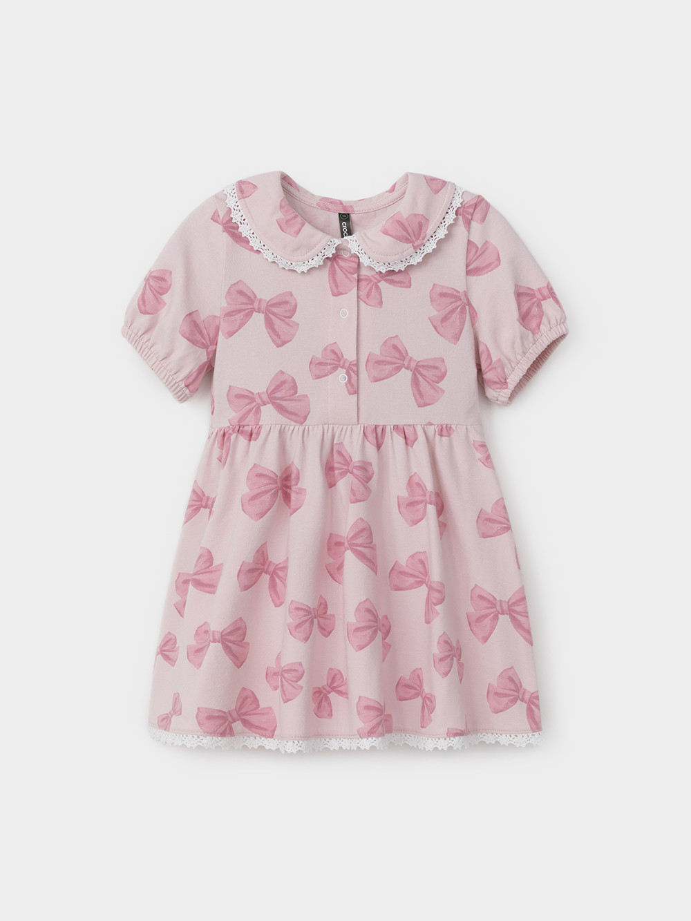 Платье для девочки, артикул: КР 5980, цвет: светло-розовый